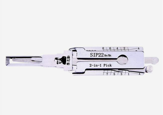 Original Lishi SIP22 2-in-1 Pick & Decoder – Fiat / Jeep / Lancia