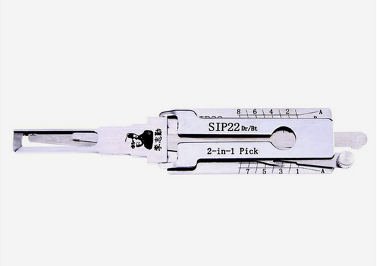 Original Lishi SIP22 2-in-1 Pick & Decoder – Fiat / Jeep / Lancia
