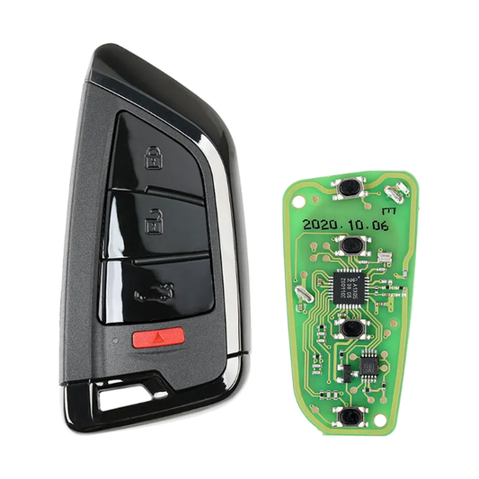 Xhorse XSKF21EN universal smart key, knife style, 4 buttons, with PCB